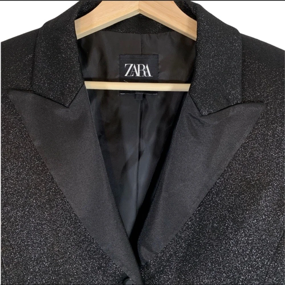 NWOT Zara tuxedo blazer - Picture 3 of 4